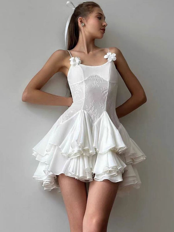 Ruffled Cocktail Dress