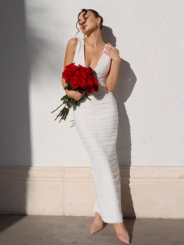 Ruched Bridal Dress