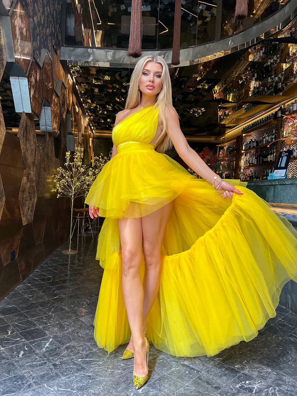 Yellow Fairytale Lace Dress