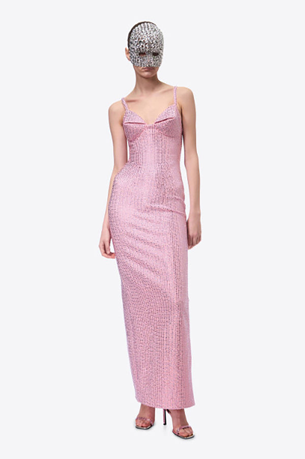 Pink Crystal Dress