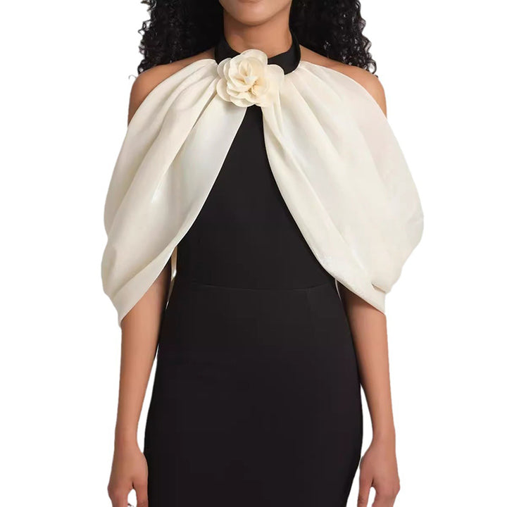 Black Flower Bodycon Dress 5
