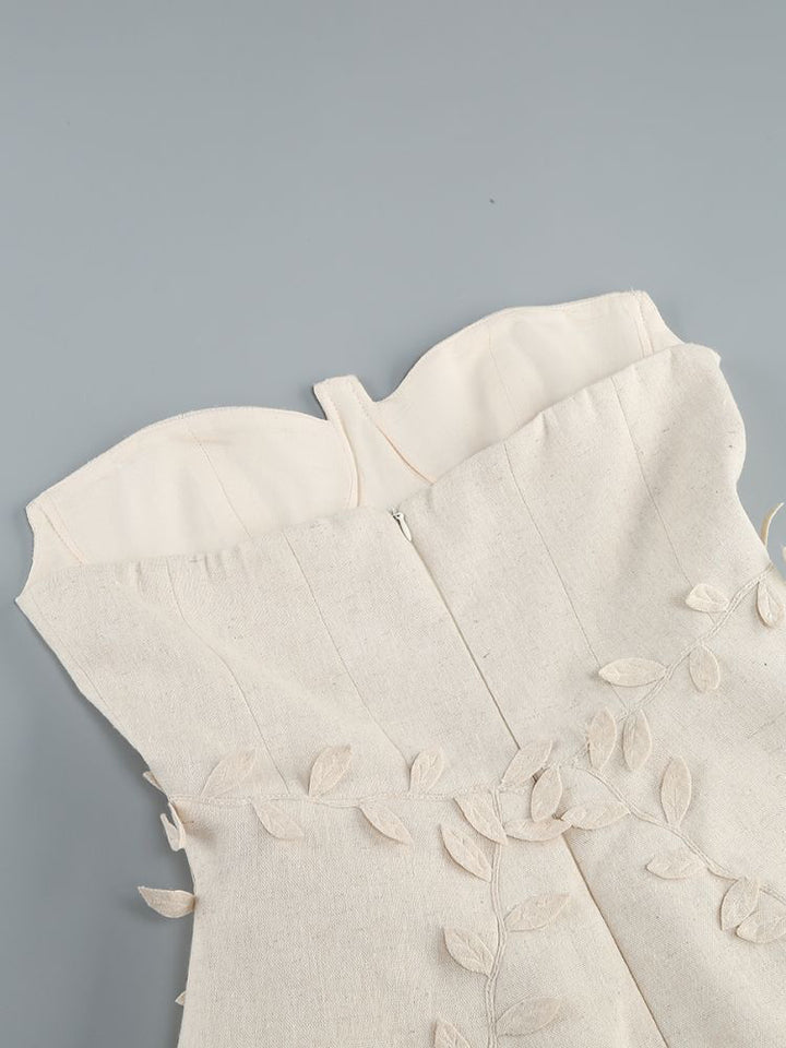Floral Puffy Corset Dress 10