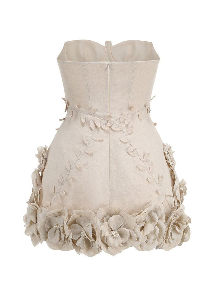 Floral Puffy Corset Dress 5