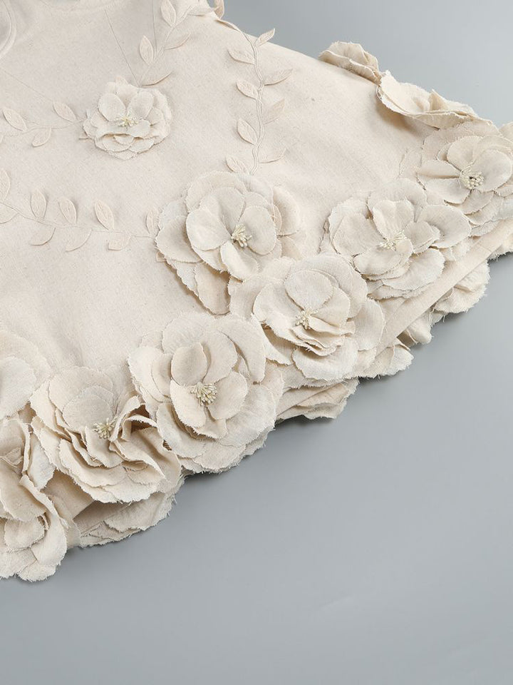 Floral Puffy Corset Dress 8