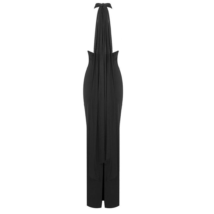 Halter Neck Maxi Dress 13