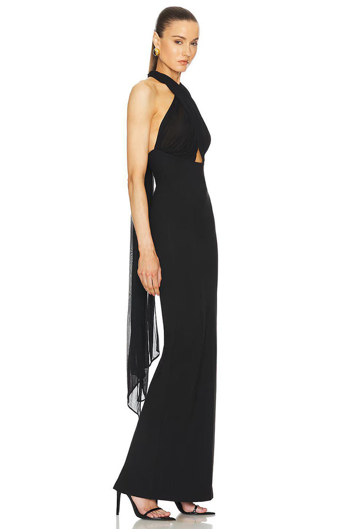 Halter Neck Maxi Dress 7